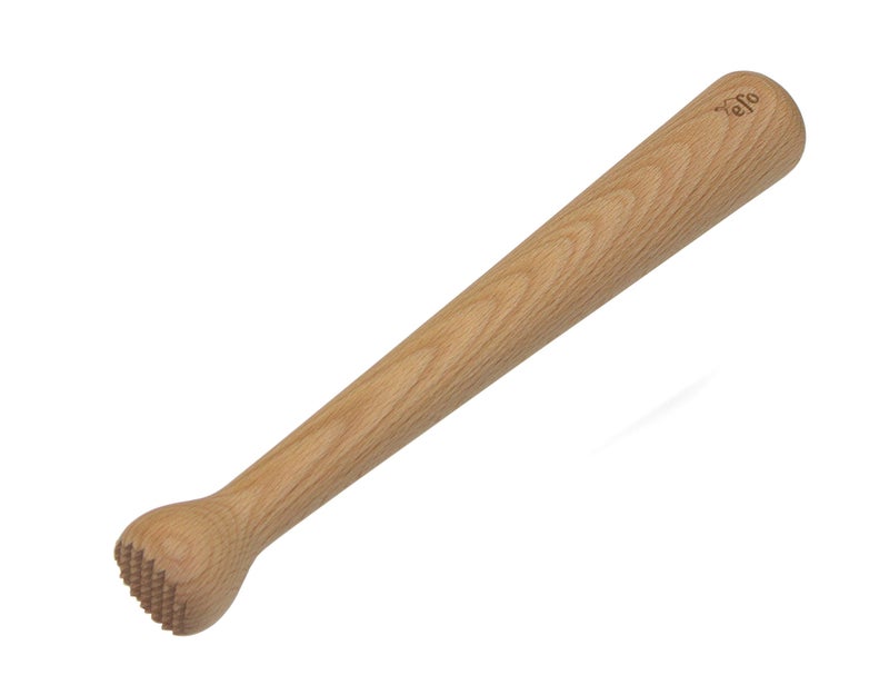 efo Wooden Muddler for Cocktails â€“ Durable Wood Ice Crusher â€“ Stylish Wooden Mojito Muddler Bar Tool â€“ Handy Cocktail Muddler- Perfect Masher Kitchen Tool for Garlic Avocado Herbs and Fruits - Image 1